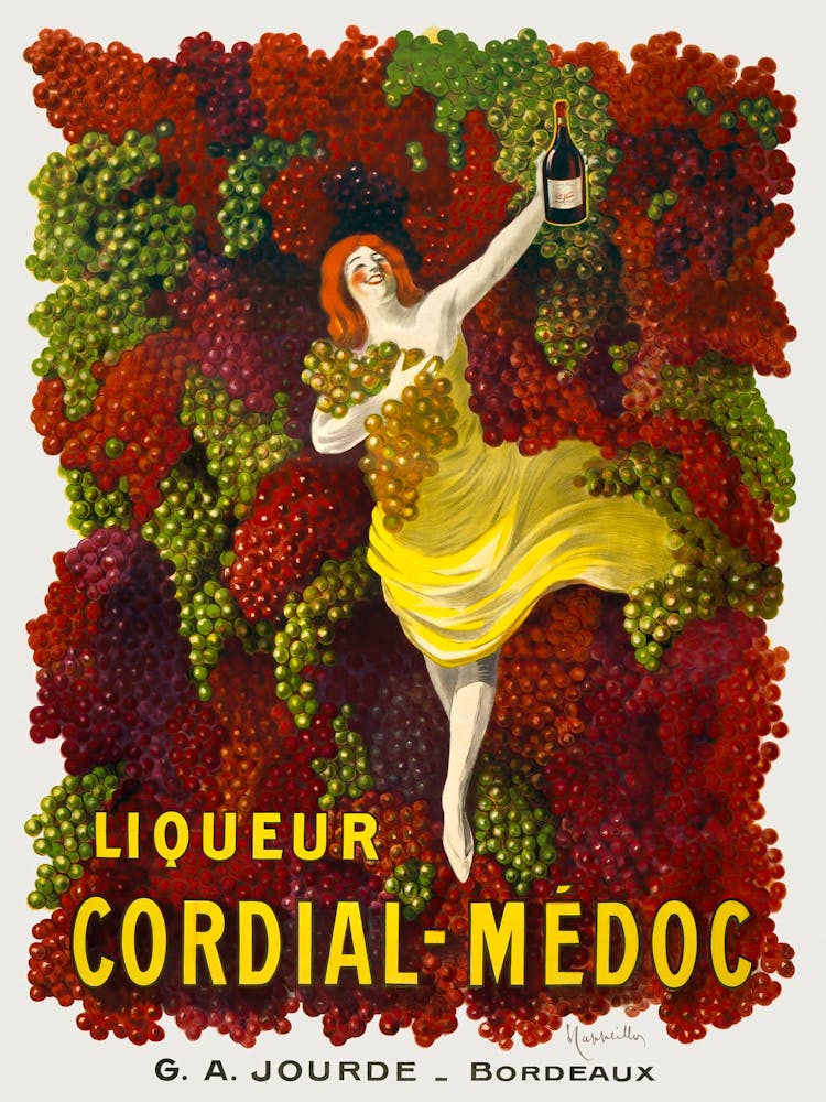 Liquer Cordial-Médoc, G. A. Jourde - Bordeaux (1907), Leonetto Cappiello