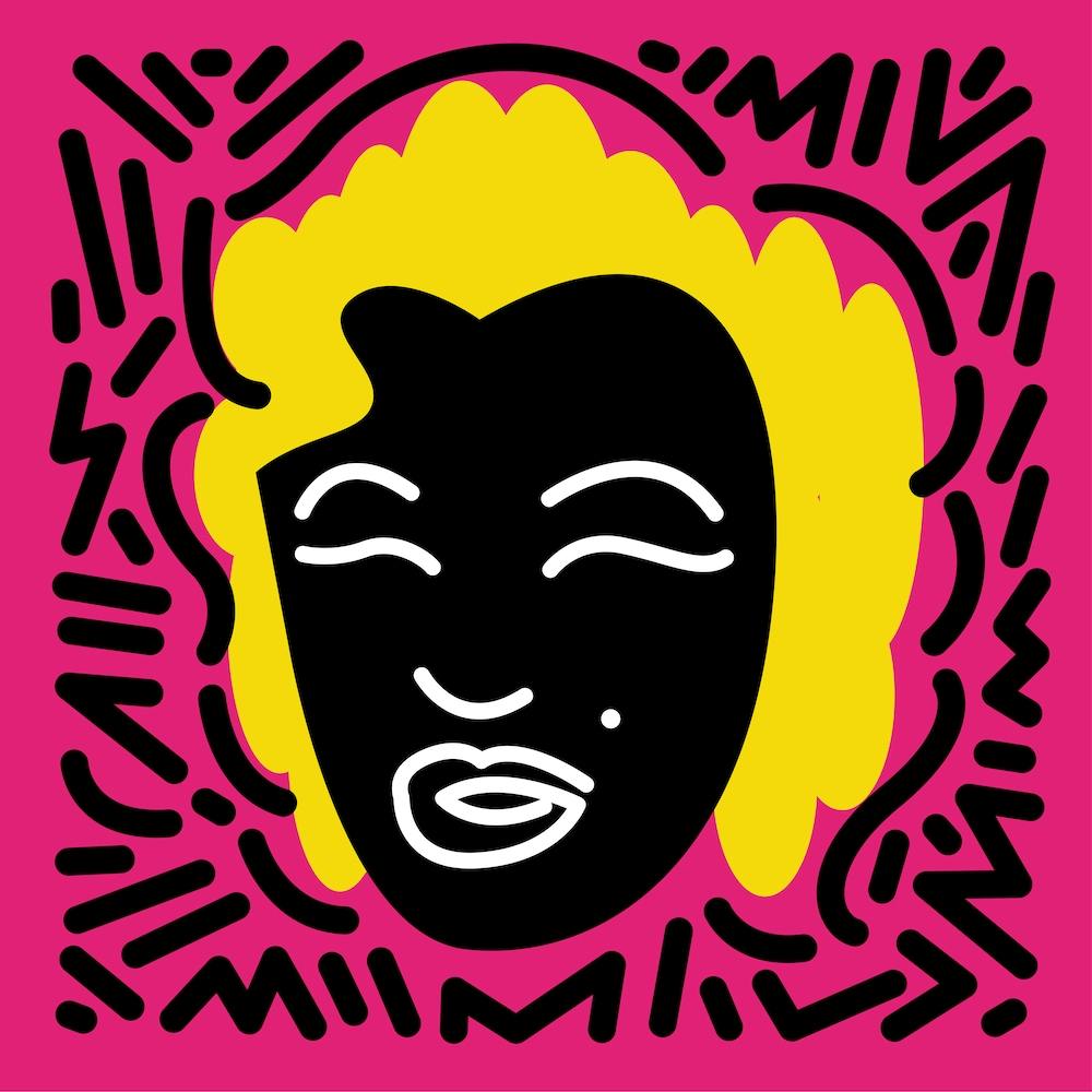 Black Marilyn Pink By Hen Macabi