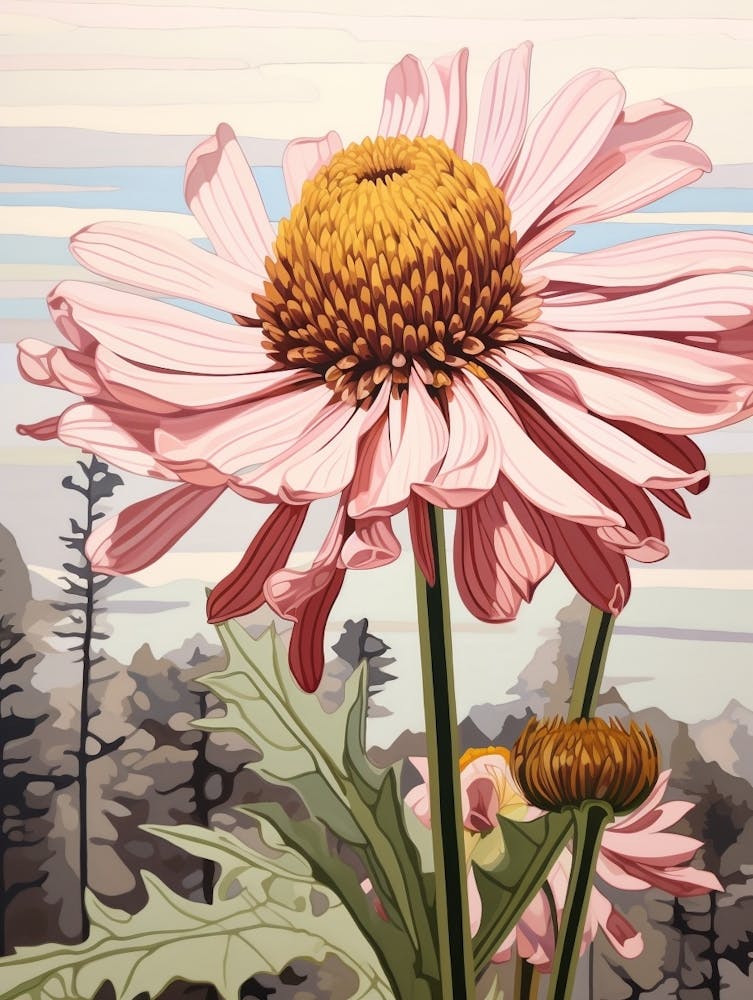 Flower Illustration Gaillardia 1