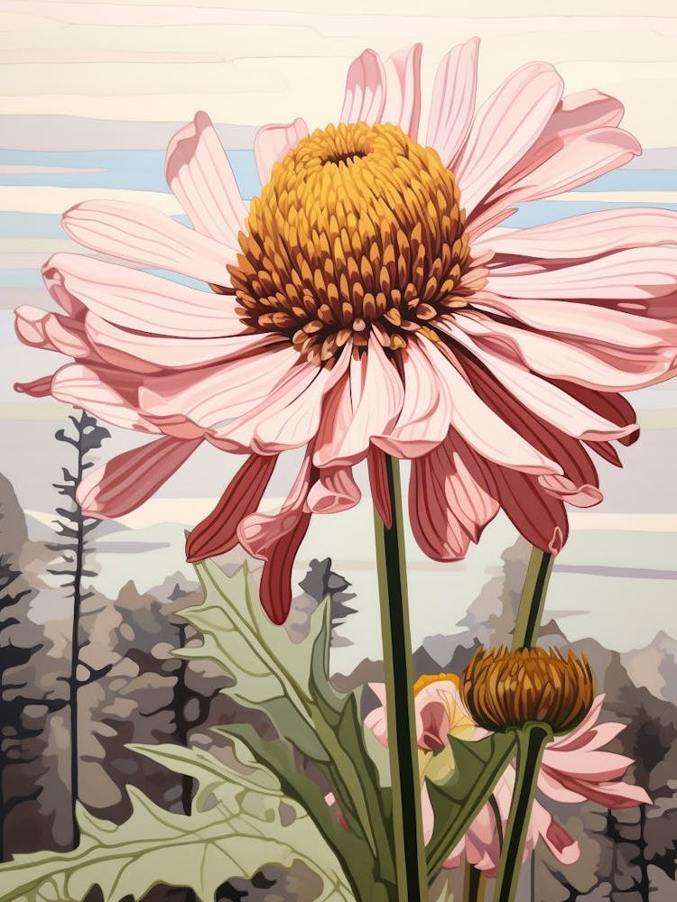 Flower Illustration Gaillardia 1