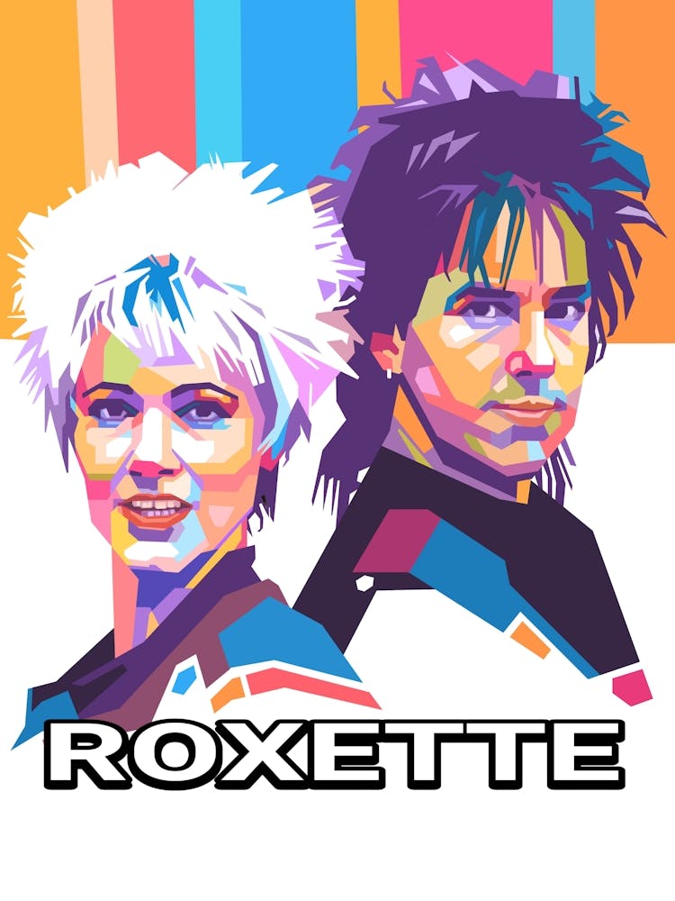 Roxette pop art style