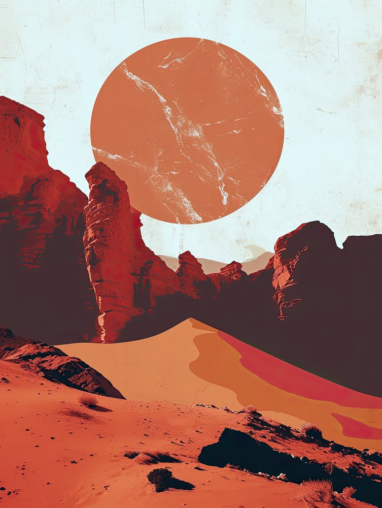 Middle East Desert Landscape