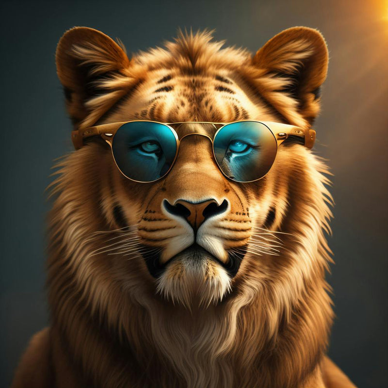 Lion With Sunglasses