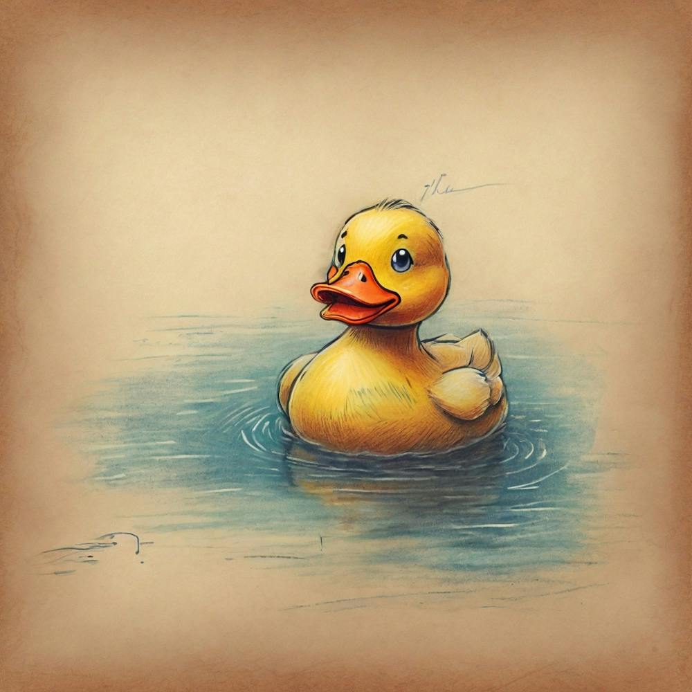 Duck In Water 3