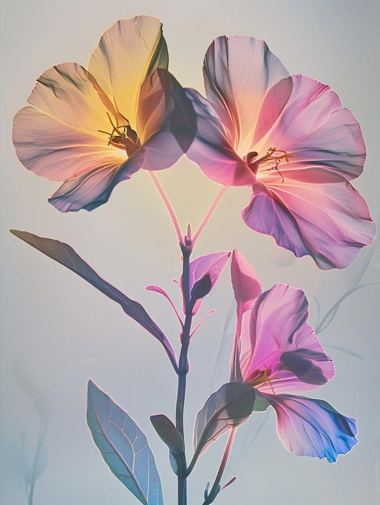 Iridescent Flower Evening Primrose 2