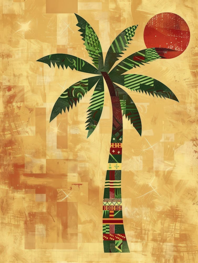 Palm Tree With Sun