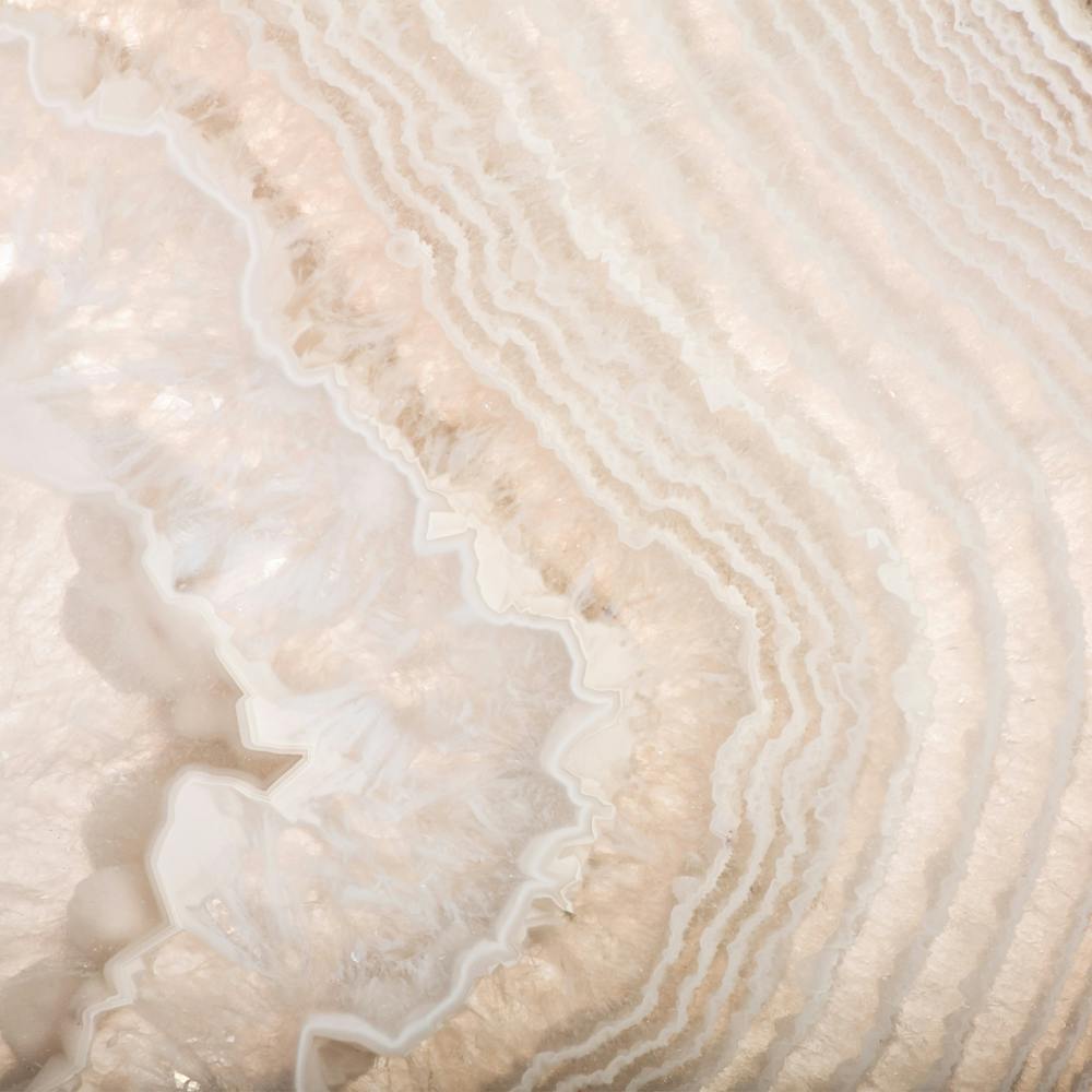 Abstract Pink Gemstone Square