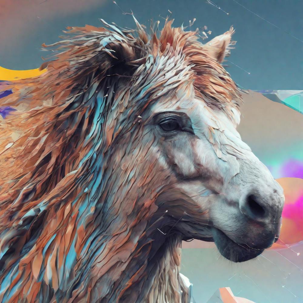The real horse does not exists