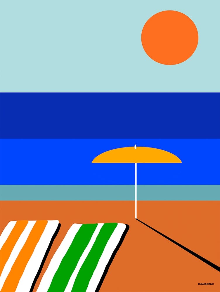 Sunset at the beach