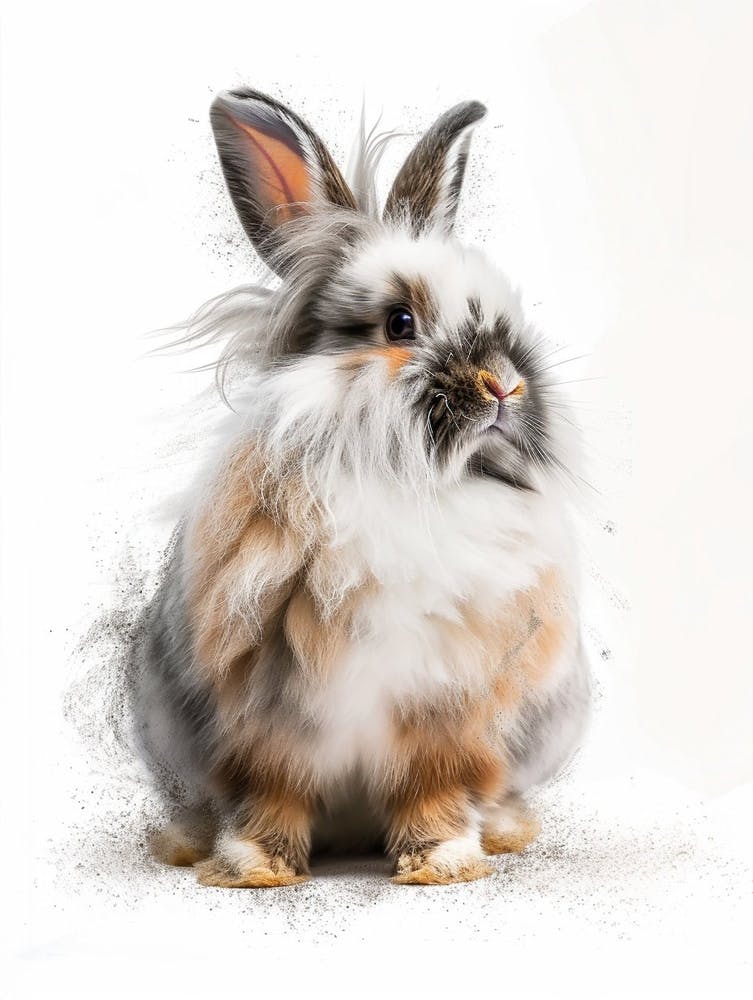 American Fuzzy Rabbit Nursery Illustration 1