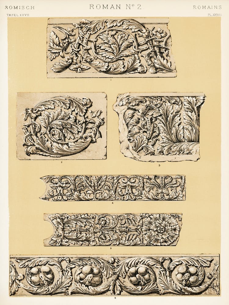 Vintage Pattern Illustration, Owen Jones