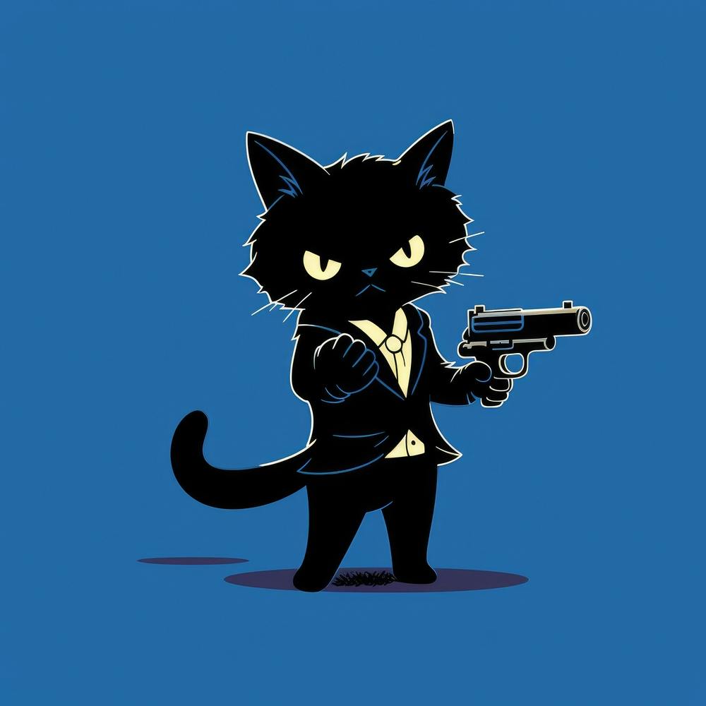 Cat In A Suit 1