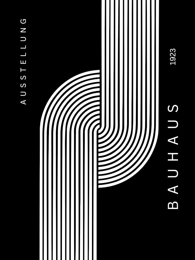 Bauhaus Ausstellung 1923 black and white 1