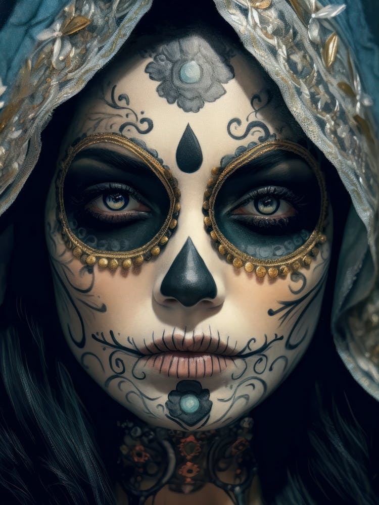 La Catrina Maskenmädchen