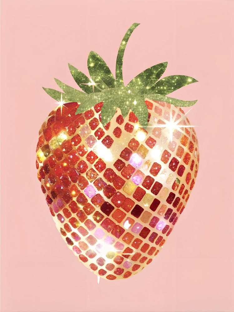 Disco Ball Strawberry