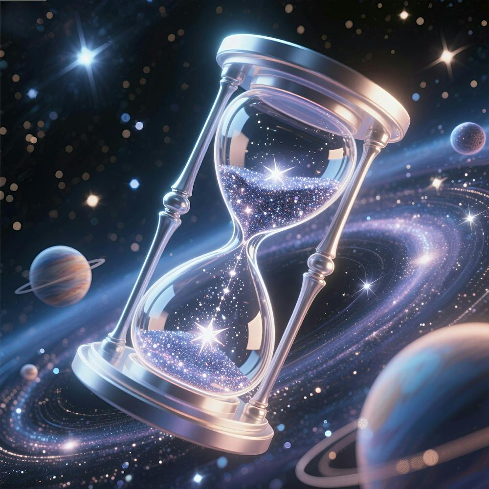 Hourglass In Space