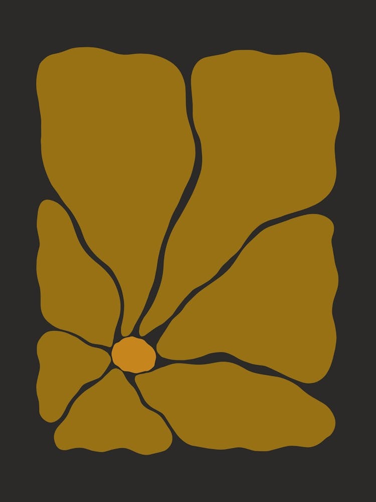Autumn Flower 03 - Soot Brown