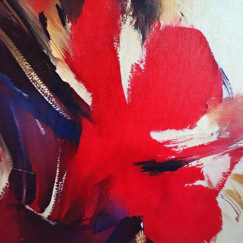 Modern red canvas