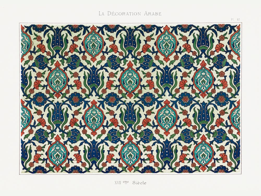 La Decoration Arabe, Platte Nr. 48, Emile Prisses D’Avennes