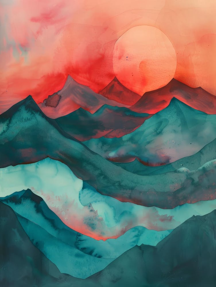 Sunset In The Mountains 49