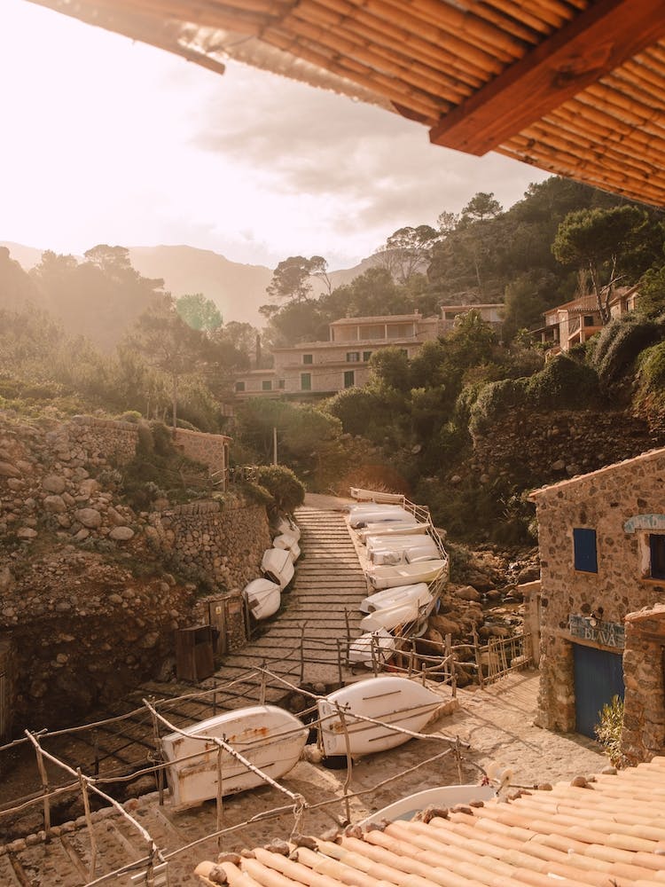 Boats Of Cala Deia Spain