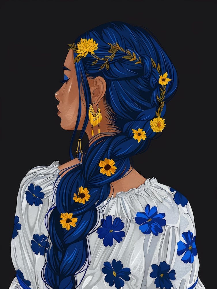 Blue Haired Girl 4
