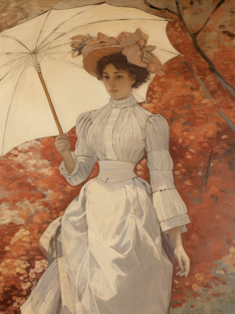 Victorian Woman Painting