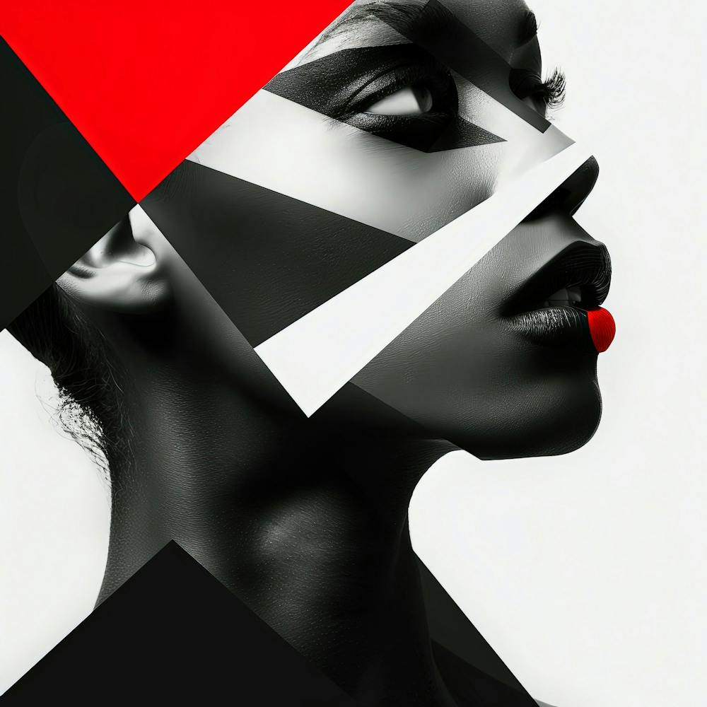 Abstract Portrait Of A Woman 4