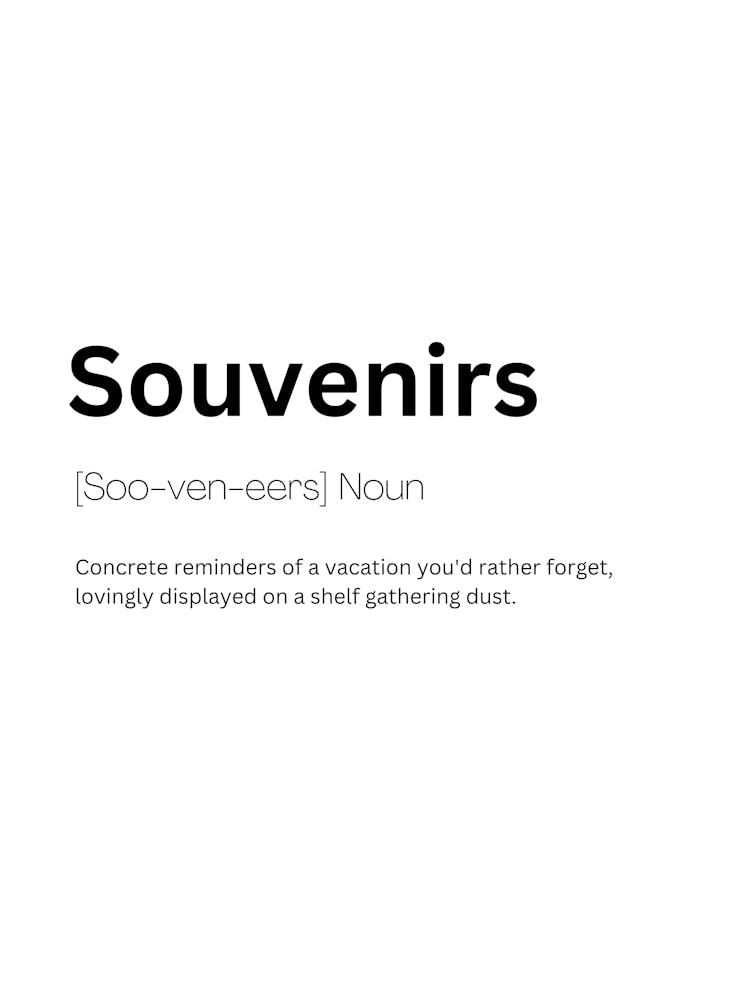 Souvenirs Definition Meaning
