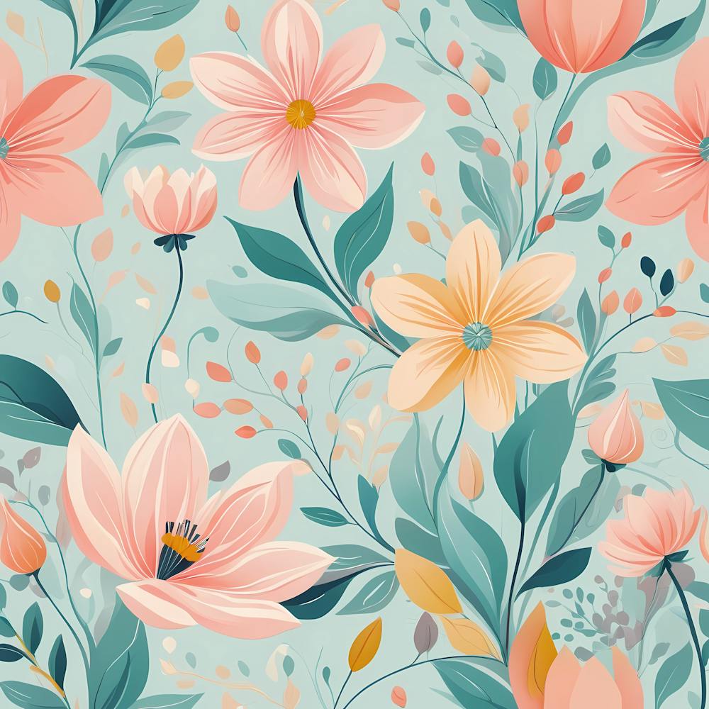 Floral Seamless Pattern 10