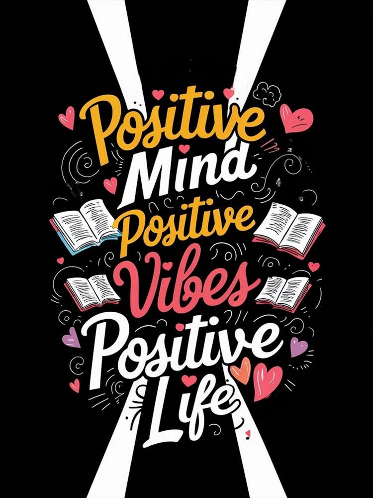 Positive Mind Positive Vibes Positive Life