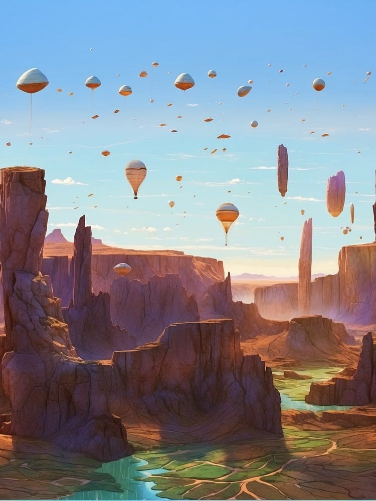 Fantasy Landscape Painting