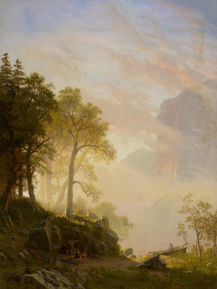 Among The Sierra Nevada, California, Albert Bierstadt