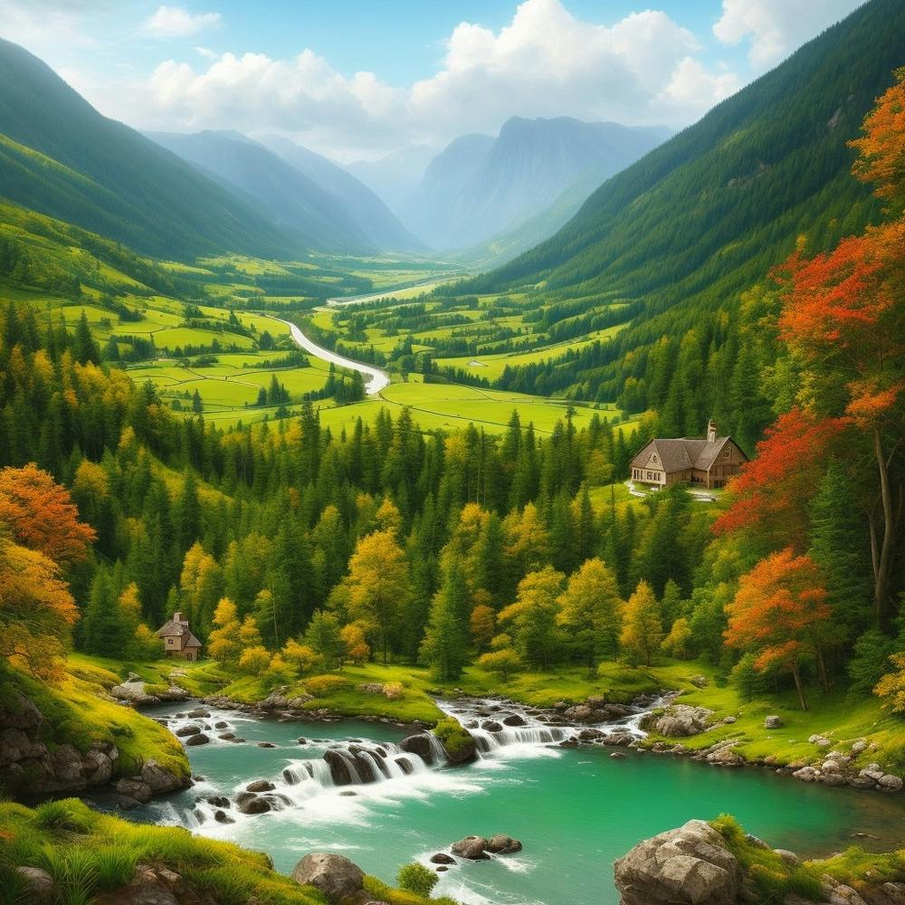 Autumn In The Mountains