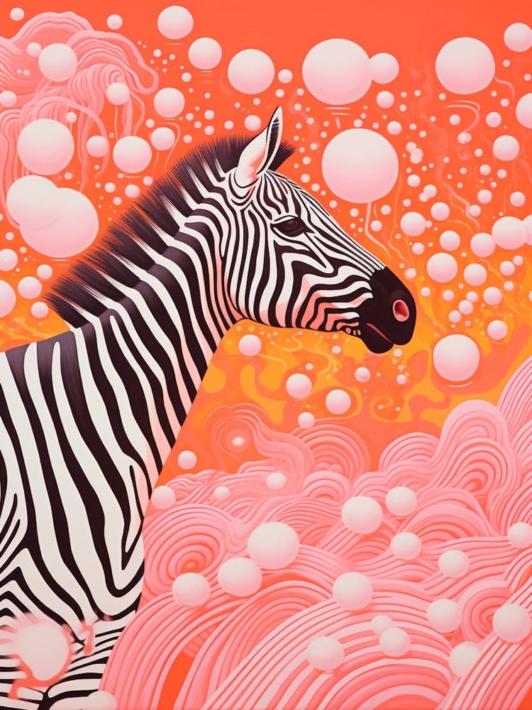 Zebra Pink & Orange 3