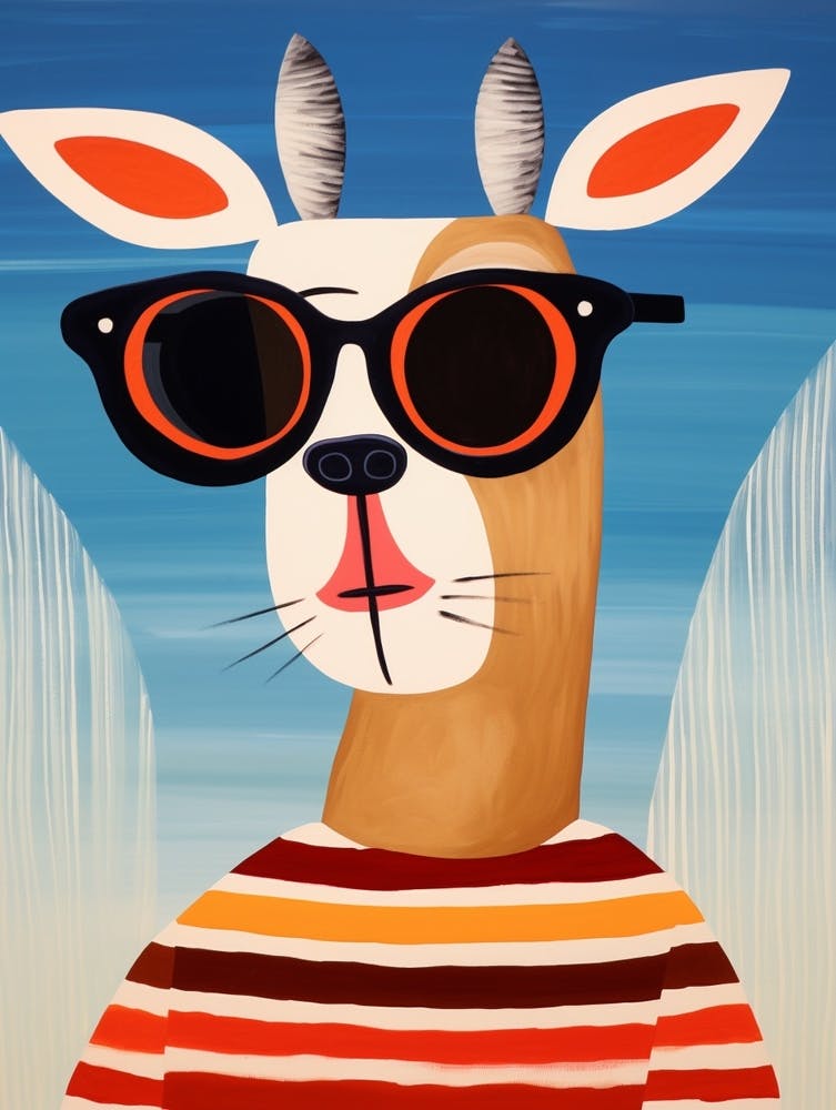 Little Antelope 2 Wearing Sunglasses