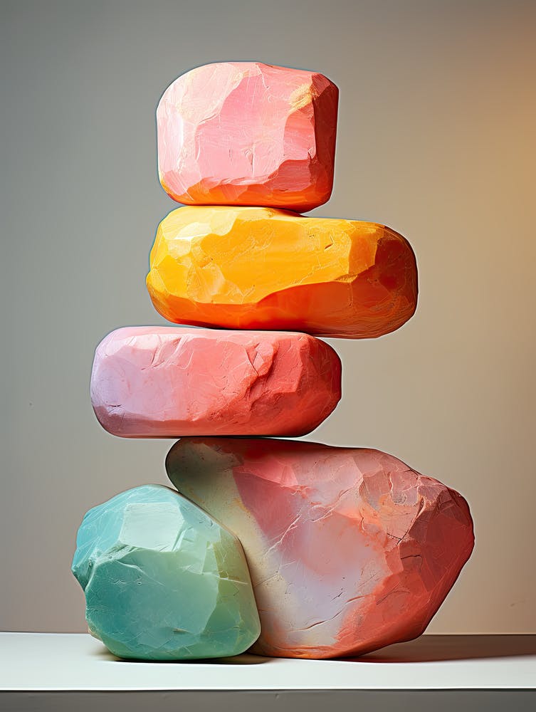 Stack Of Rocks, Stones Art 1