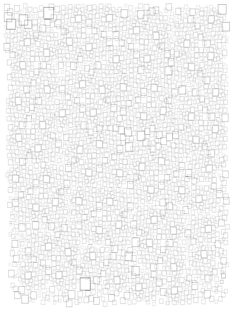 My Life In Weeks. Life Calendar. 80 years old. Paint One Square A Week