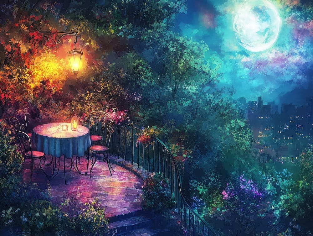 Nacht Im Garten 1