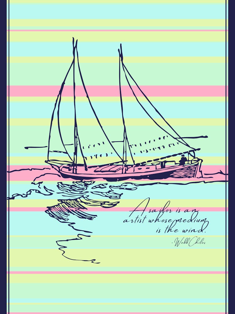 Citation Voile Colorée