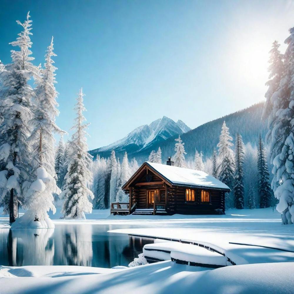 Cabin In The Snow