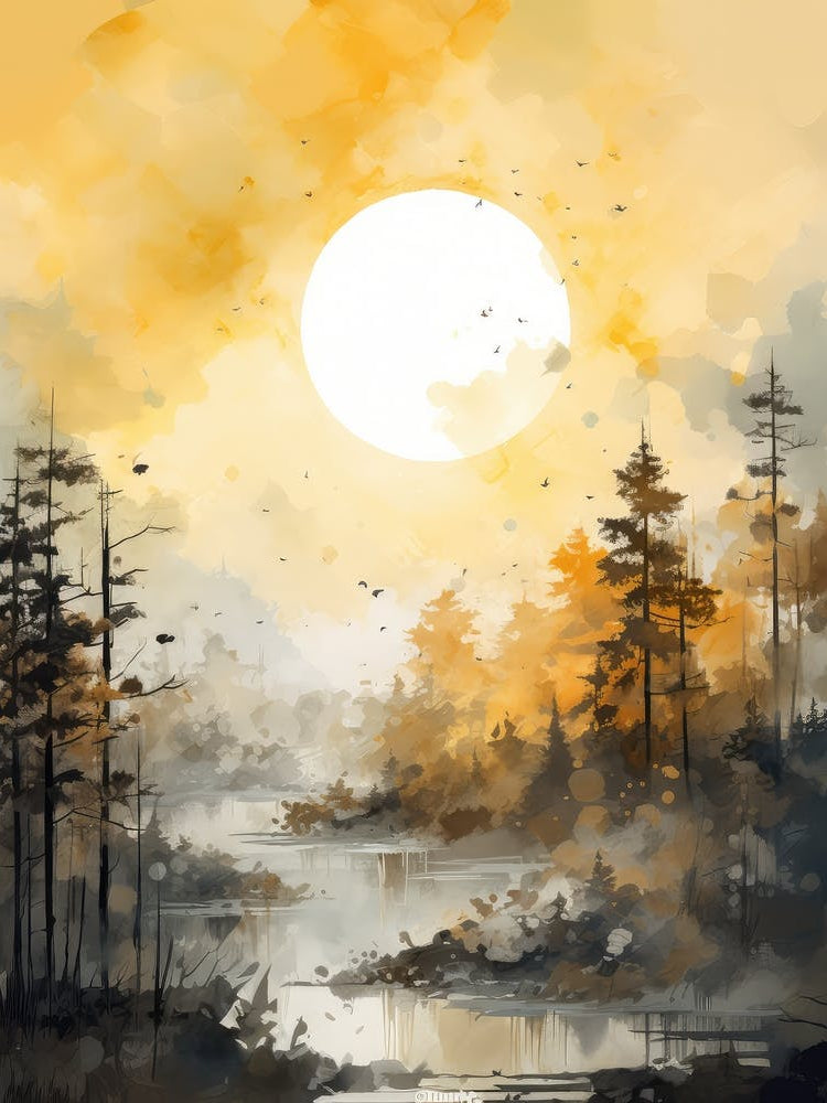 Sunset In The Forest 7