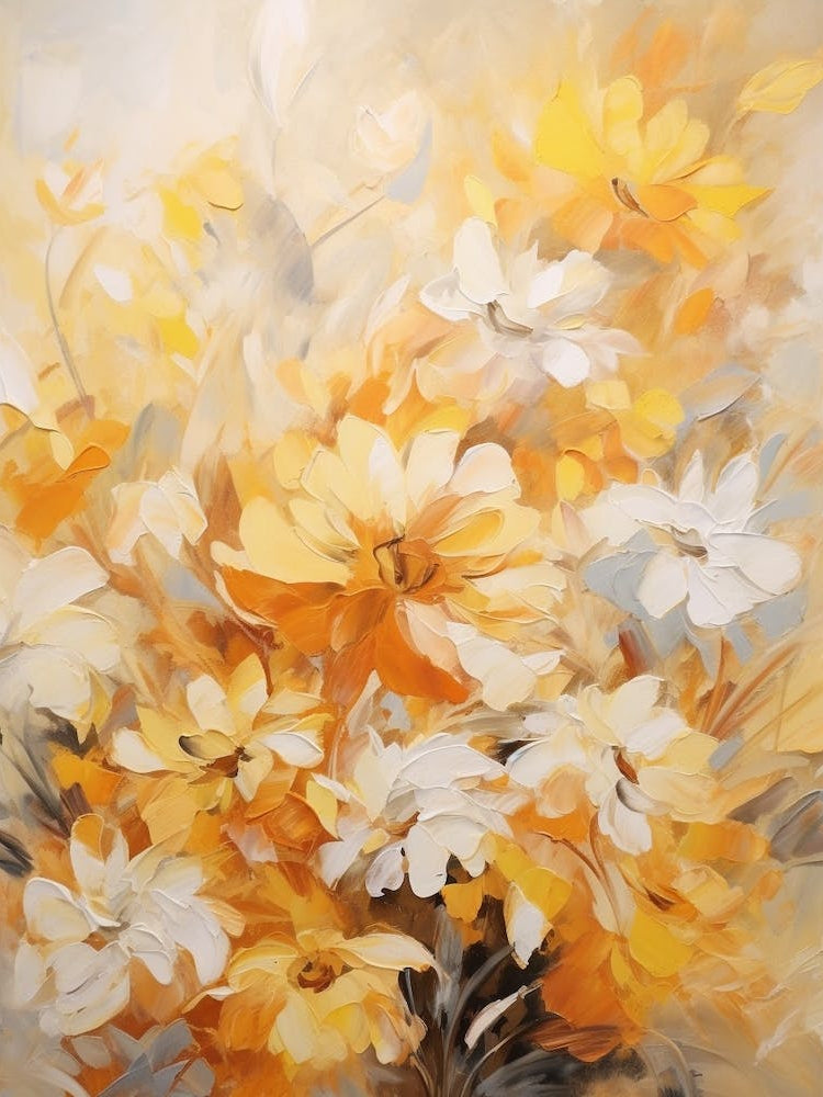 Fall Flower Painting Calendula 4