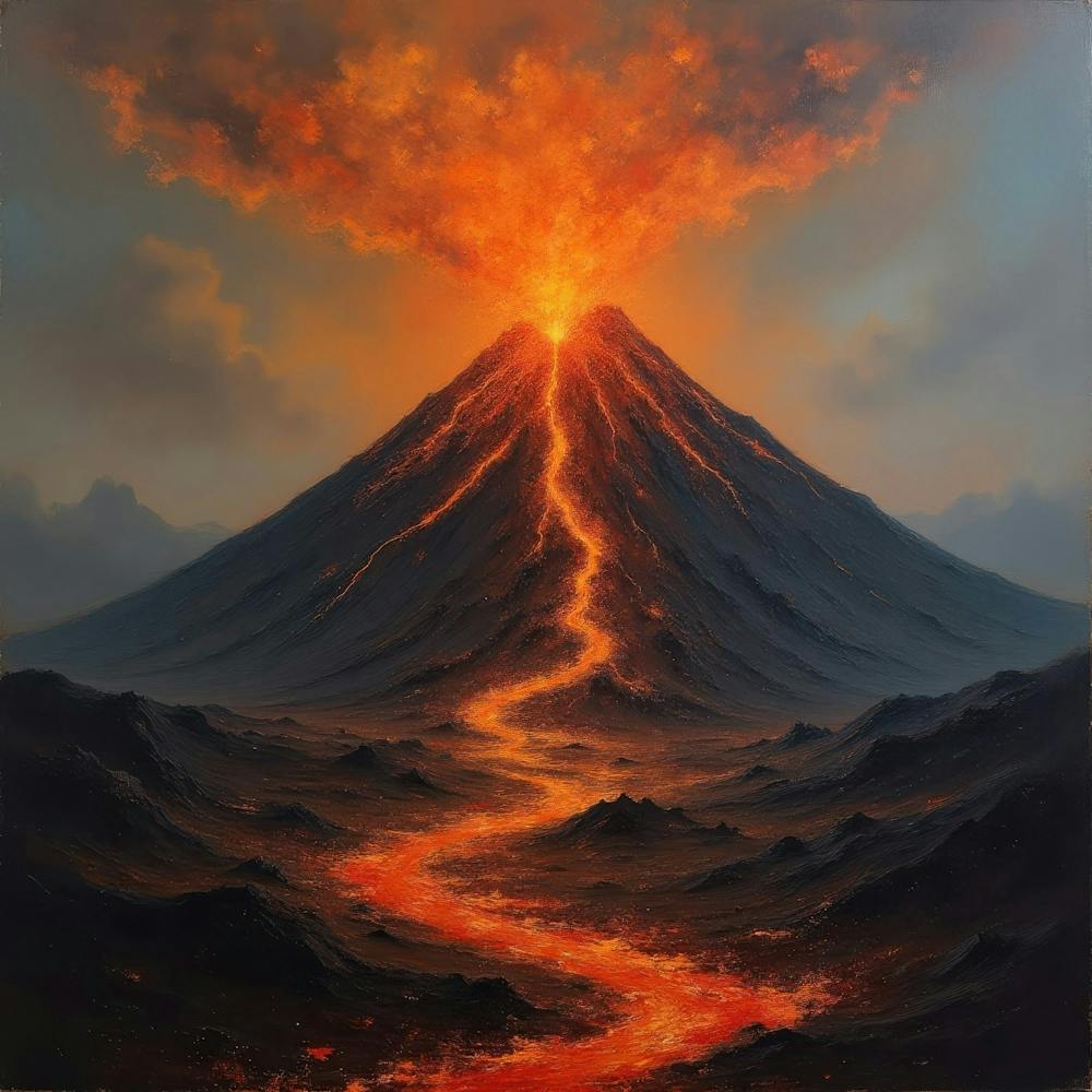 Erupting Volcano