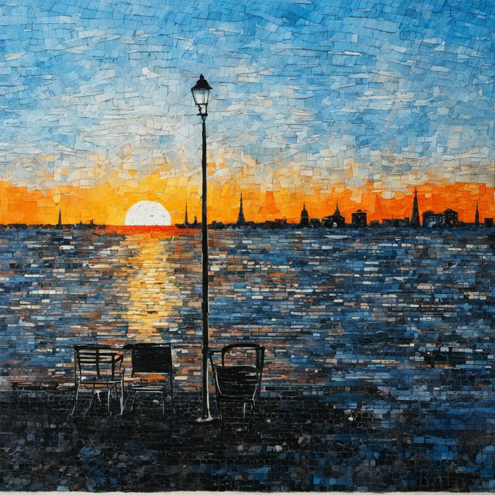 Sunset On The Venice