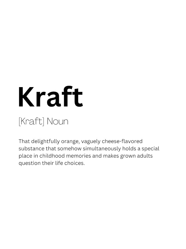 Kraft Definition Meaning
