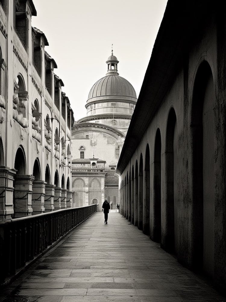 Mantua, Italy,  Black And White Analogue Photography  3