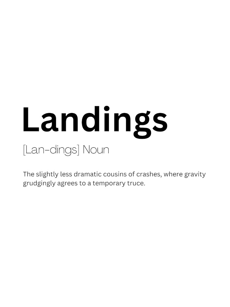 Landings Definition Meaning