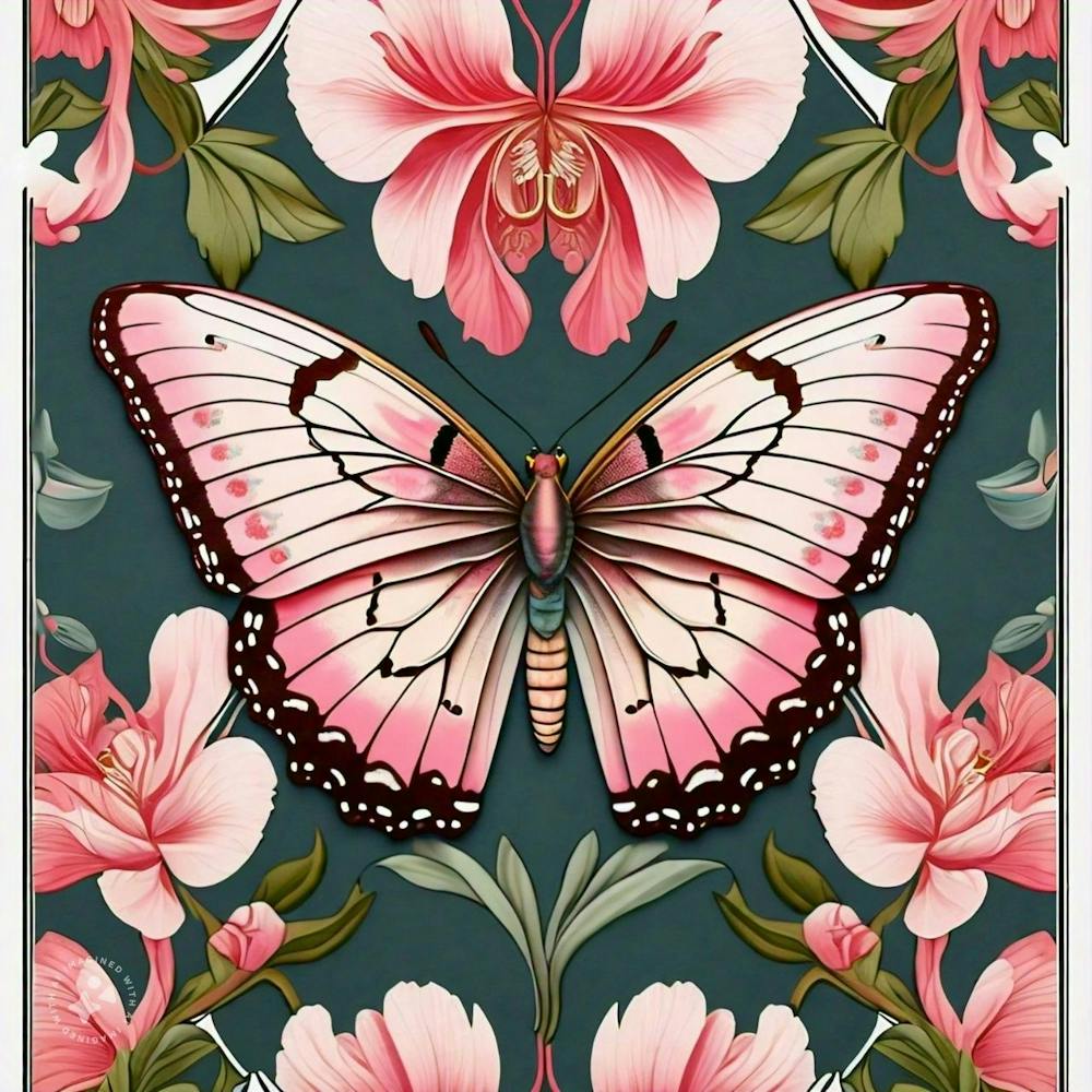 Pink Butterfly 1