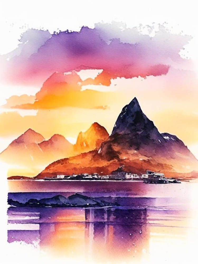 Lofoten Islands, Norway Sunset 4